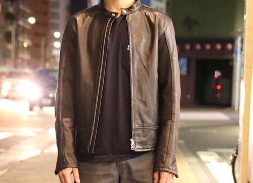 コンビ使いのライダースジャケット