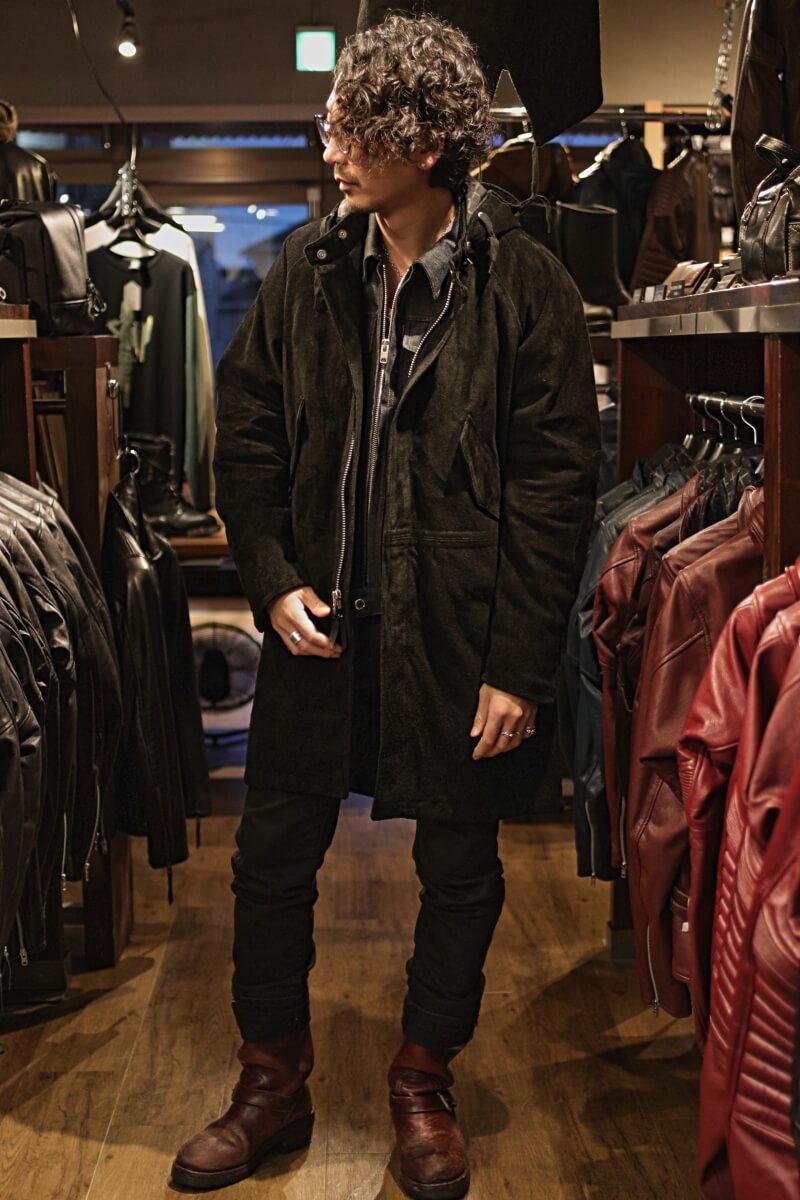 JKTとモッズコートのコーデ