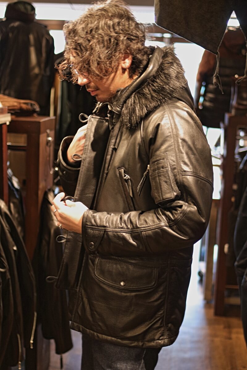 Belstaff Circular Road Leather Jacket Blouson Men Black Vintage From Japan  USED 