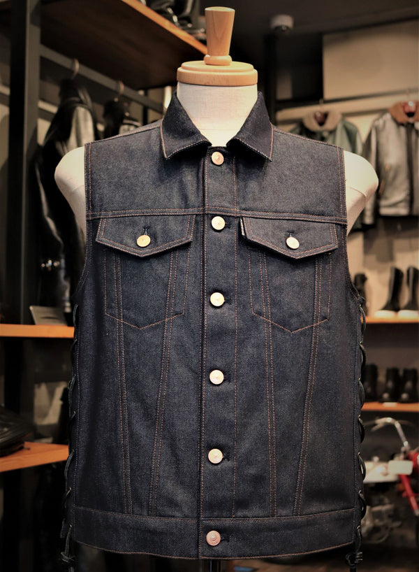 BIKER DENIM VEST 3入荷しました!