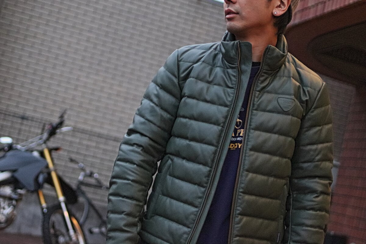 真冬にレザージャケットは寒い?!「冬用もありますよ!」