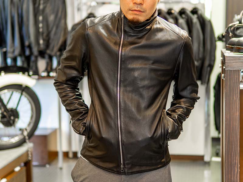 [Lmtossey] メンズシープスキンライトレザーブレザースリムフィット春秋レザージャケット Lewis Leathers - 【受注オーダー】#441S SLIM FIT CYCLONE | SKANDA