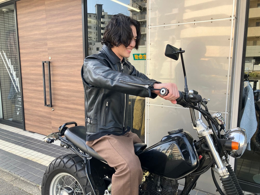 名古屋店の日常(第二話)普通の革ジャンとライダースの違い。