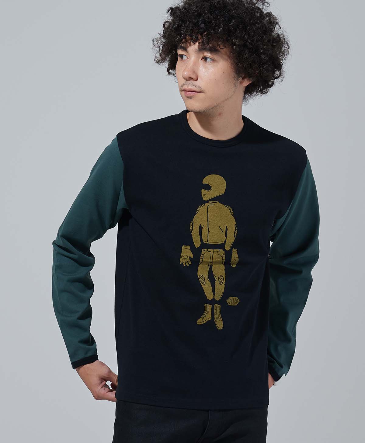 INVISIBLE RIDER/LT / BLACK/khaki