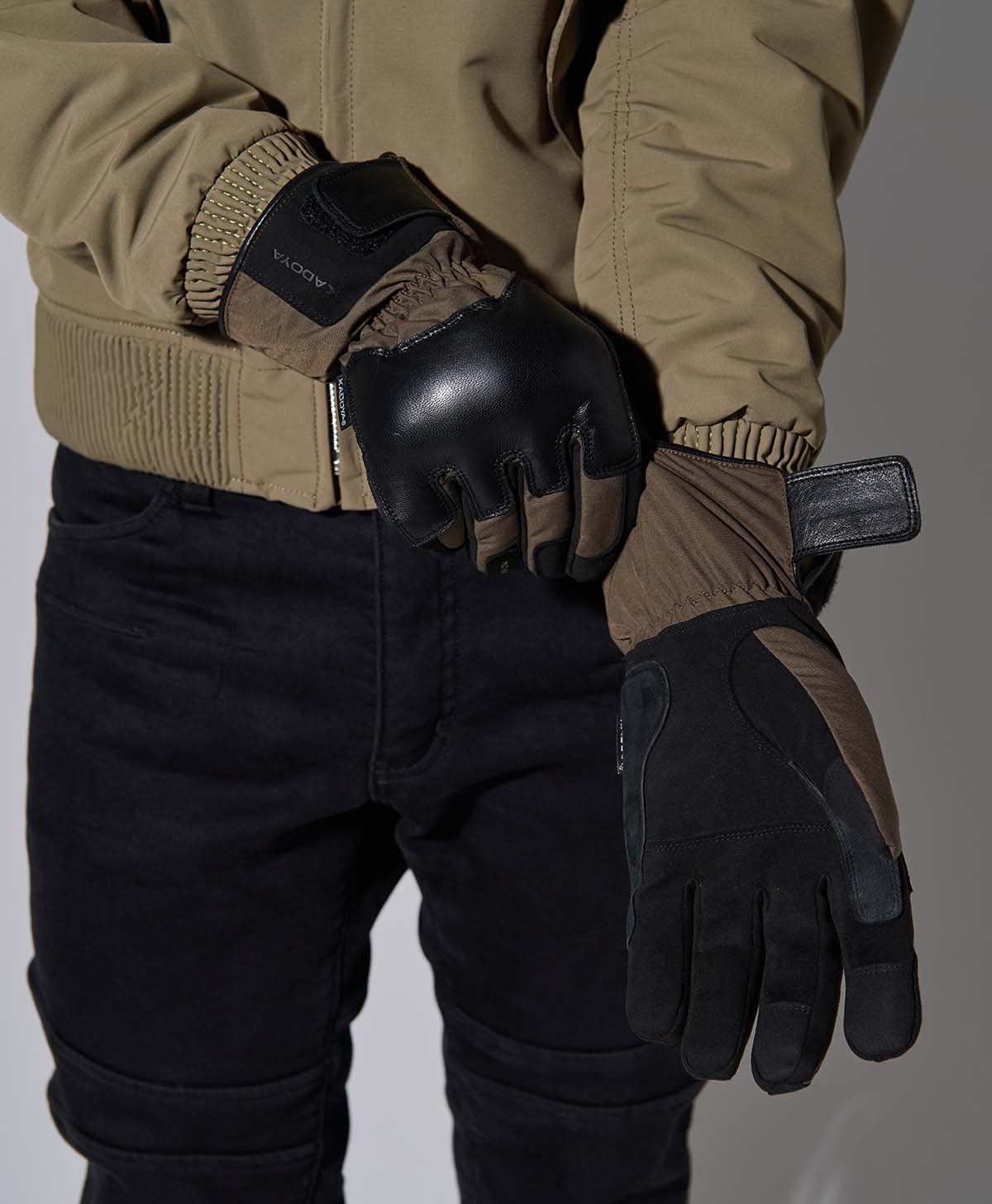 RUBICON-WP GLOVE / BLACK/khaki