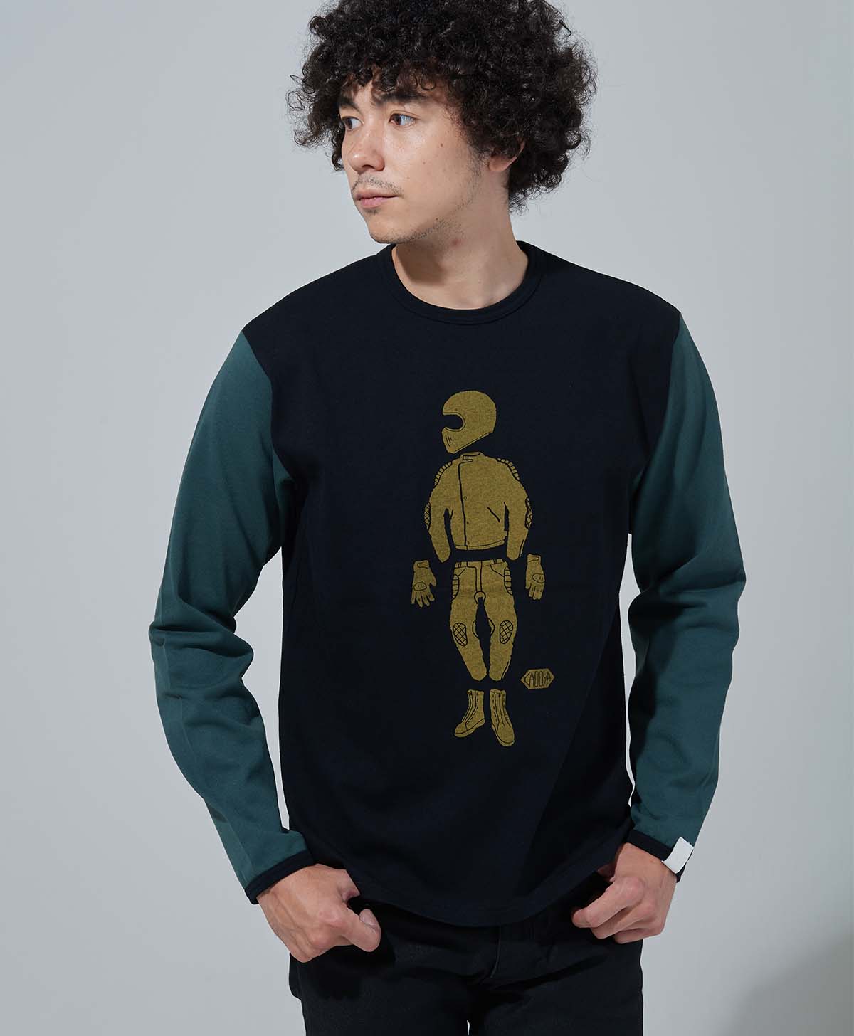 INVISIBLE RIDER/LT / BLACK/khaki