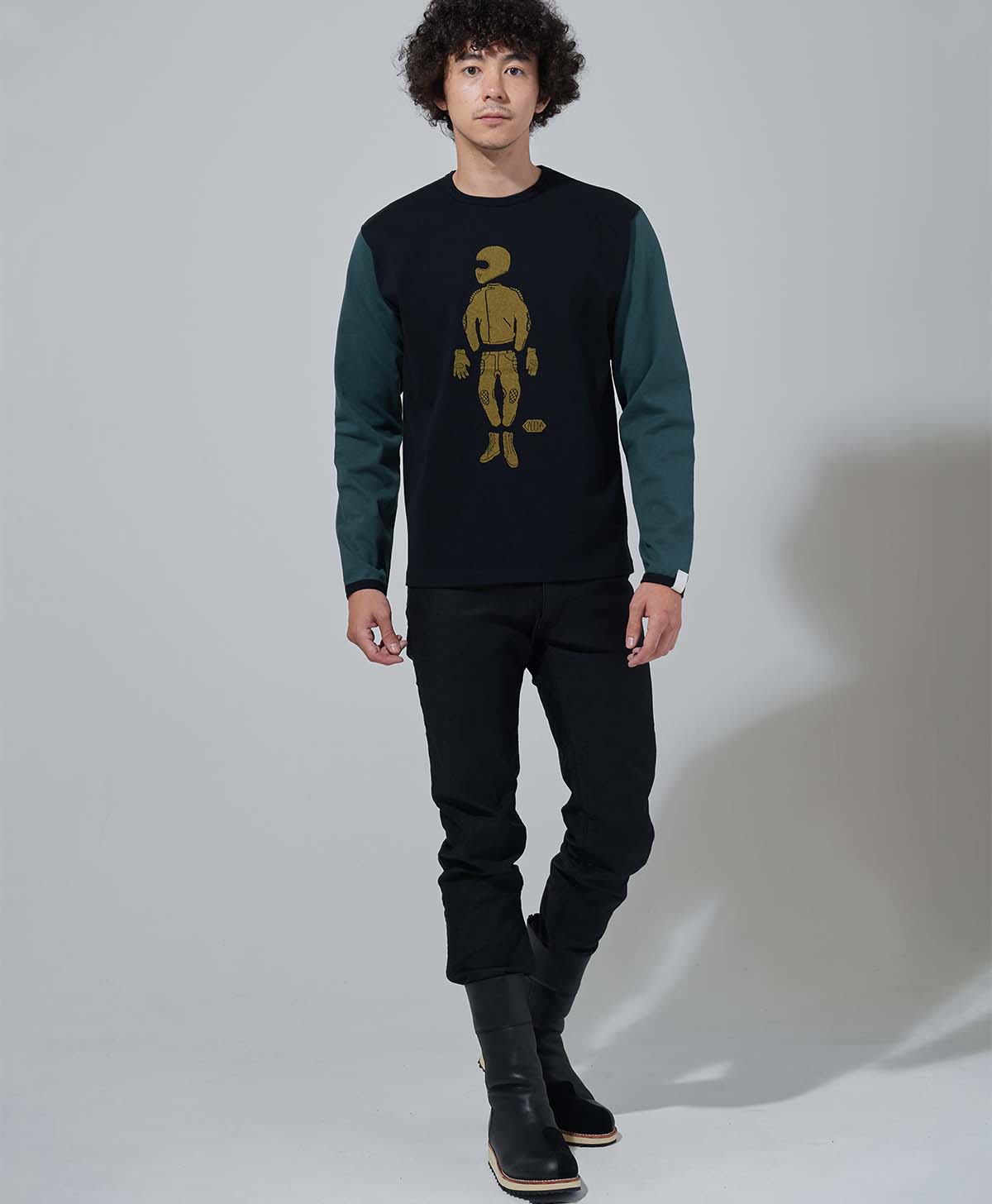 INVISIBLE RIDER/LT / BLACK/khaki