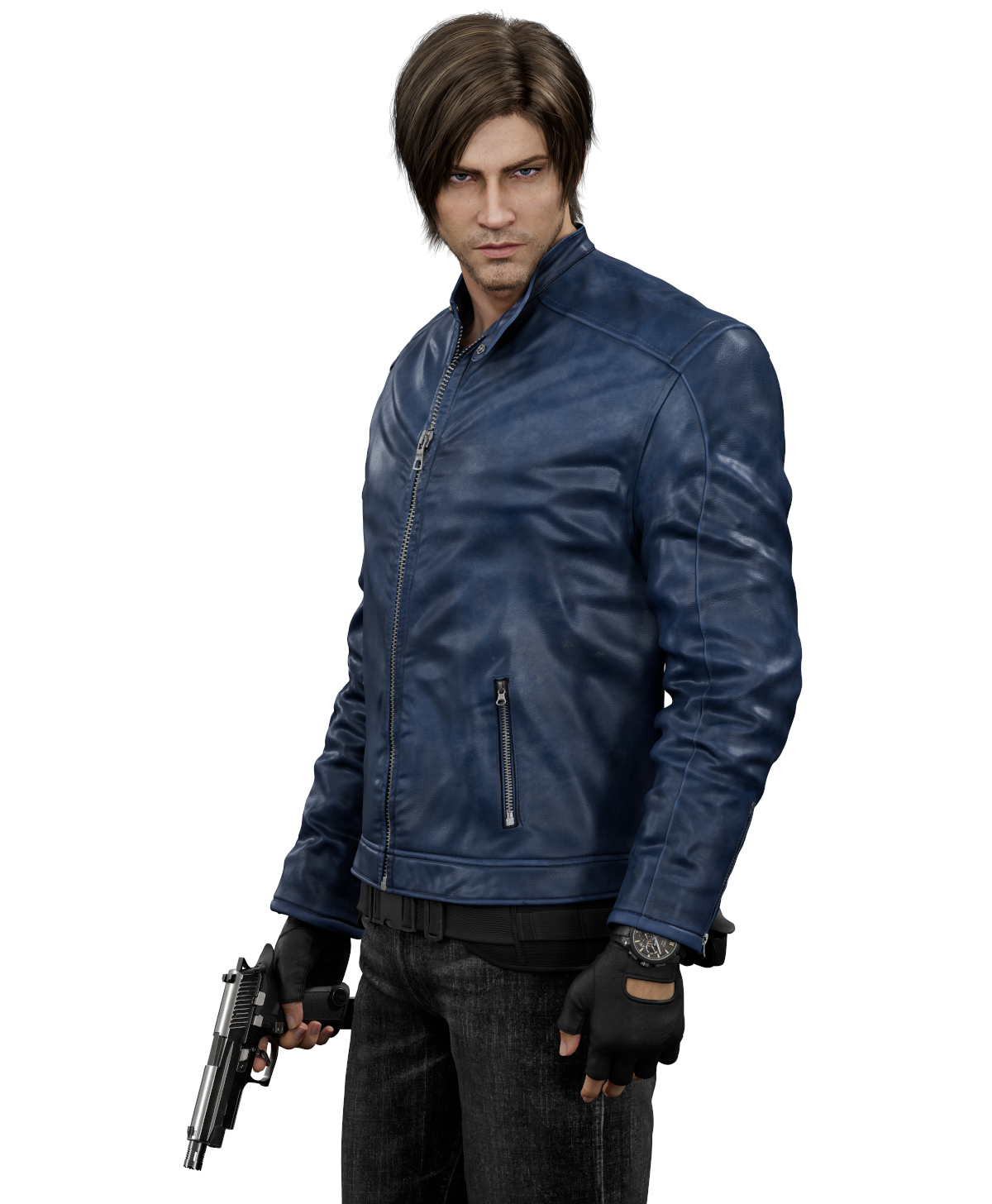 BIOHAZARD: DEATH ISLAND / Leon S. Kennedy in-movie model / Leather jacket