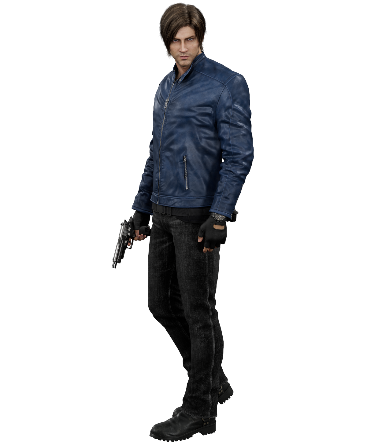 BIOHAZARD: DEATH ISLAND / Leon S. Kennedy in-movie model / Leather jacket