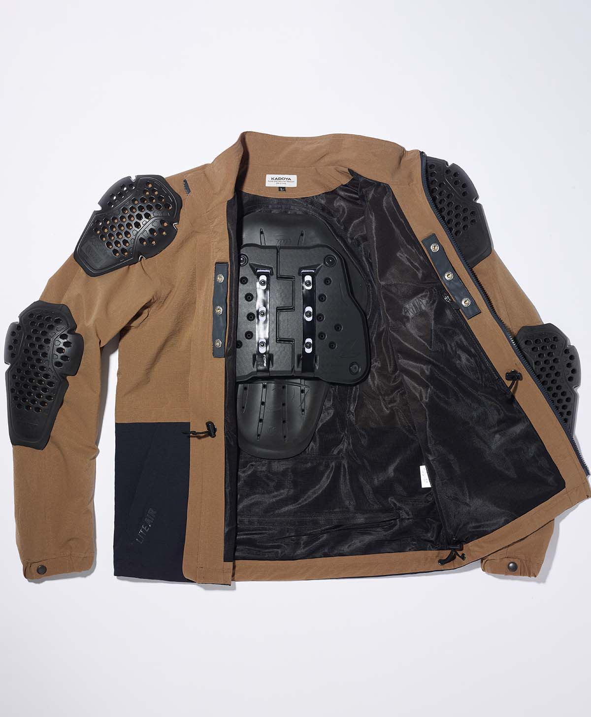 LITE AIR BLOUSON / BROWN/BLACK