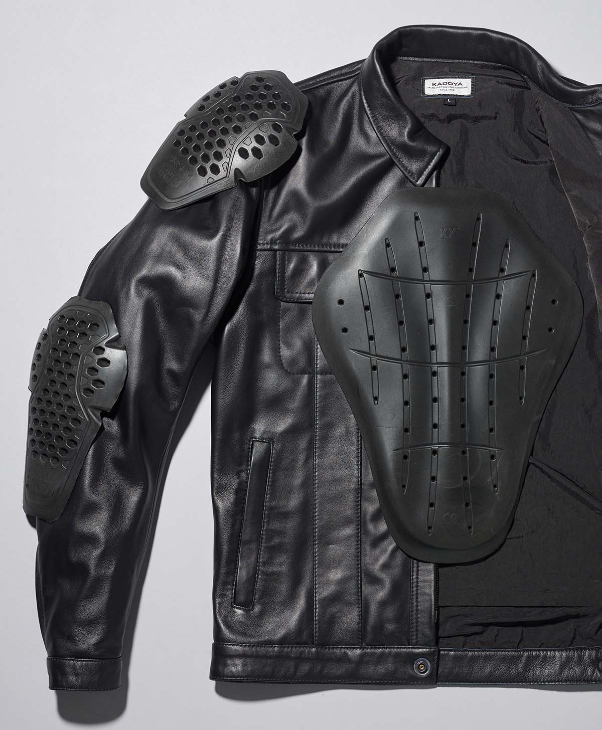 LEATHER TRACKER JACKET