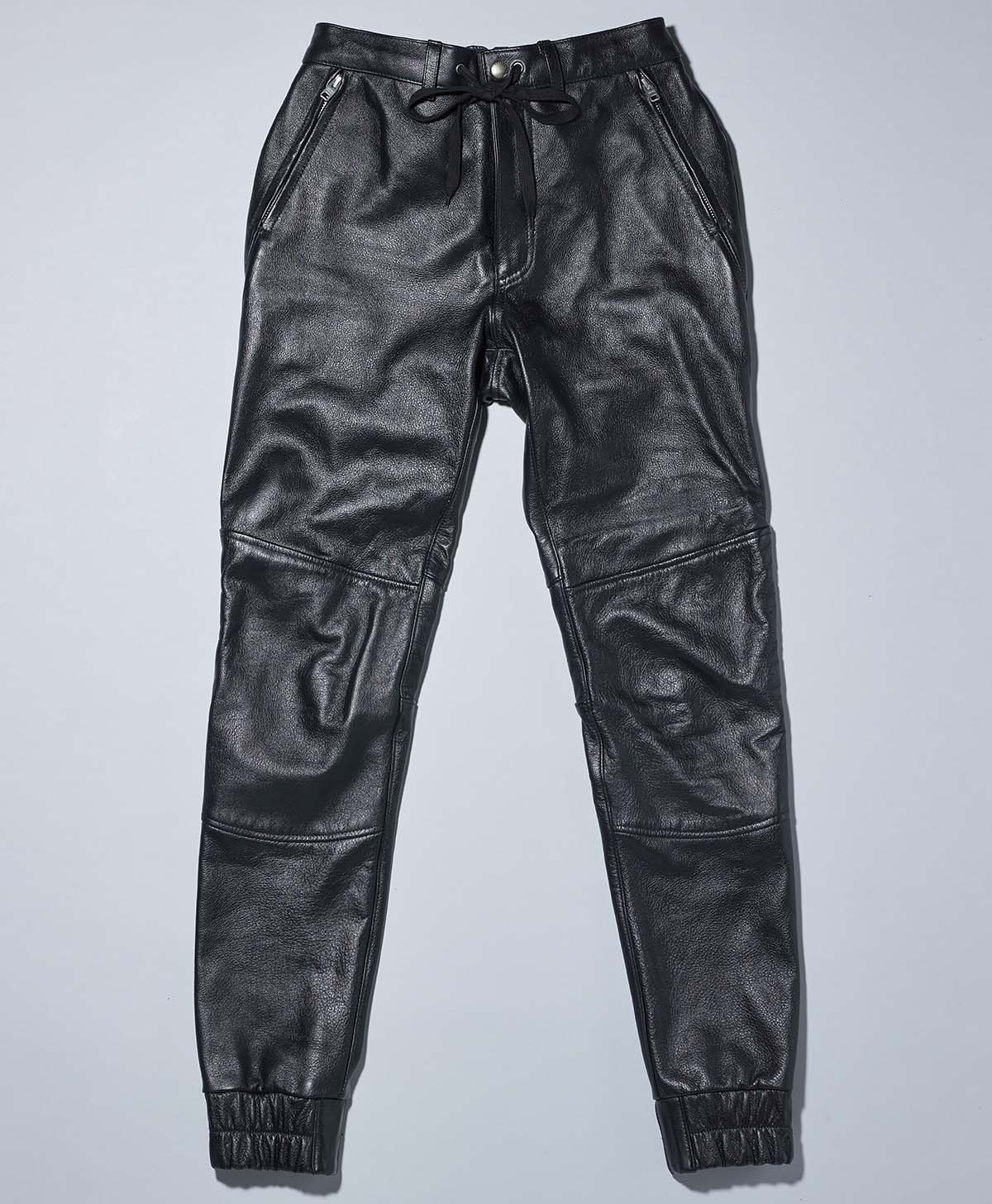 LEATHER JOGGER-Lady