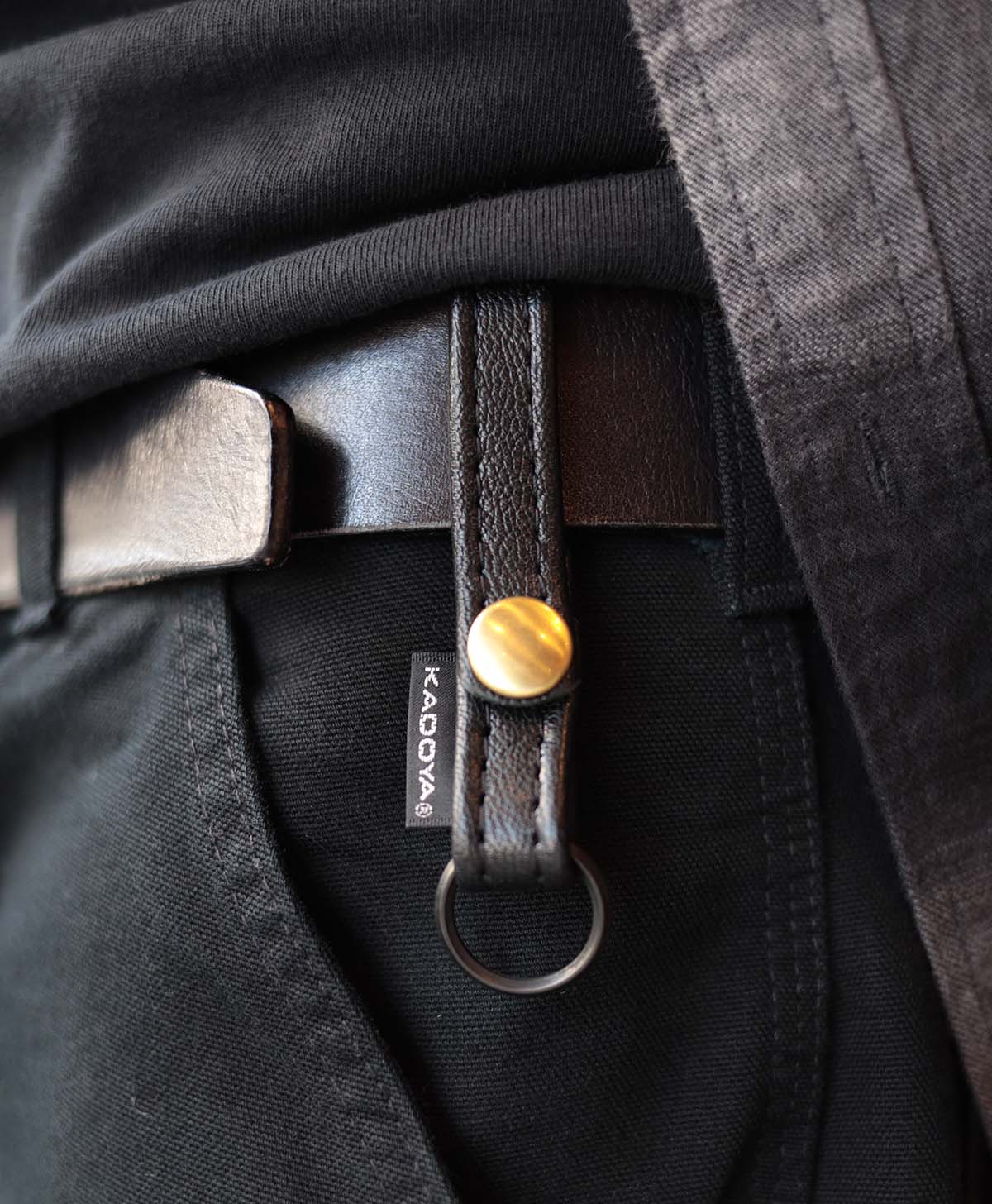 KM/SNAP KEYHOLDER-GS / BLACK/GOLD