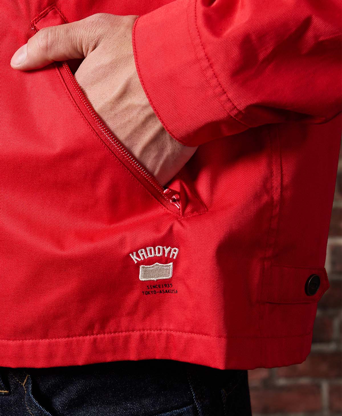 KR-WORK JACKET / Red