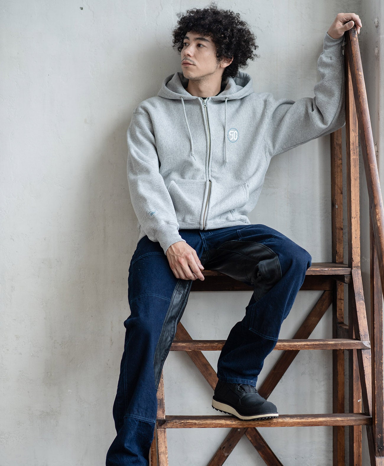 XC SWEAT PARKA / グレー