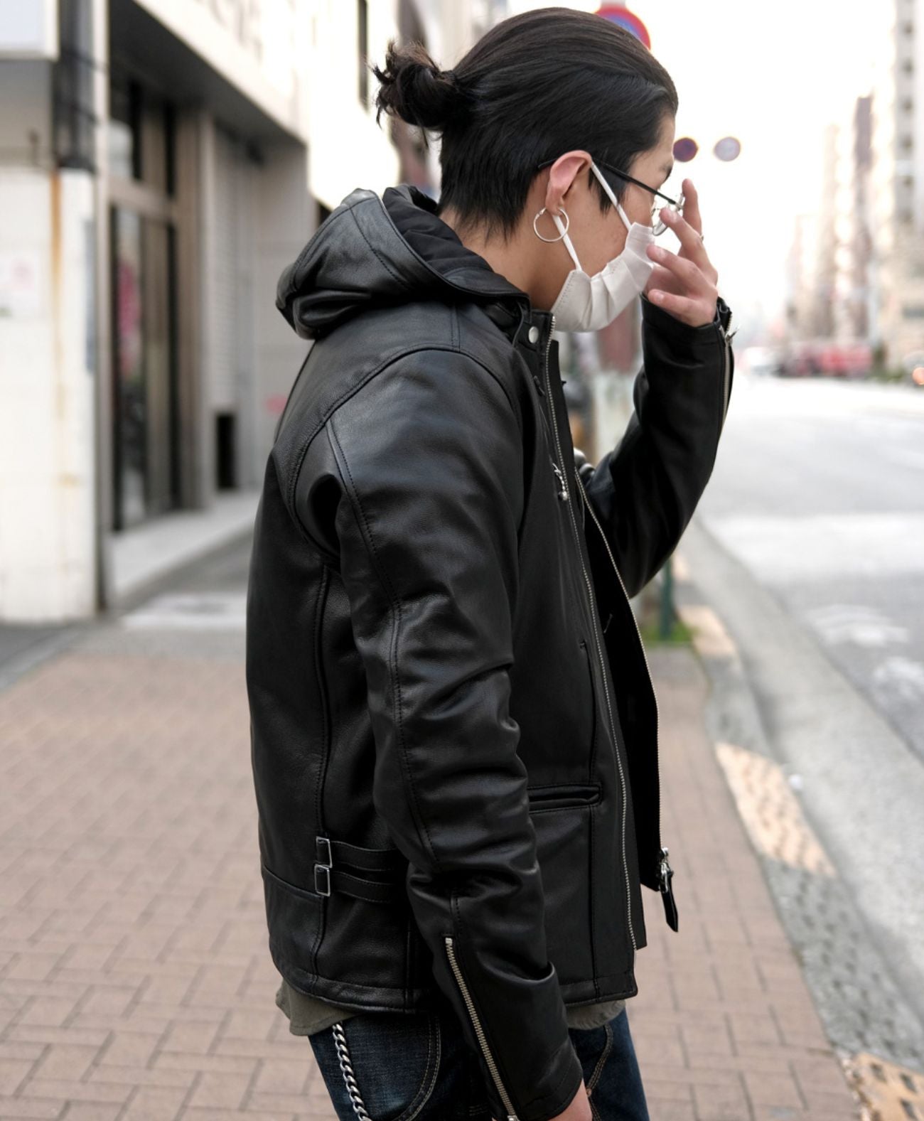 165cm 59kg Size: L