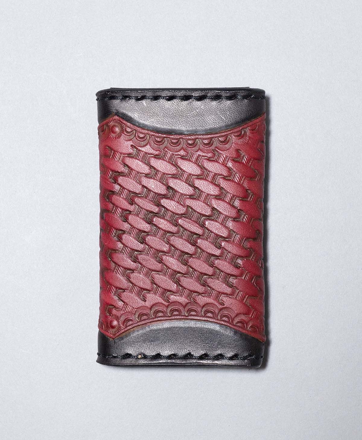 IRON HEART CARD CASE / BLACK/RED
