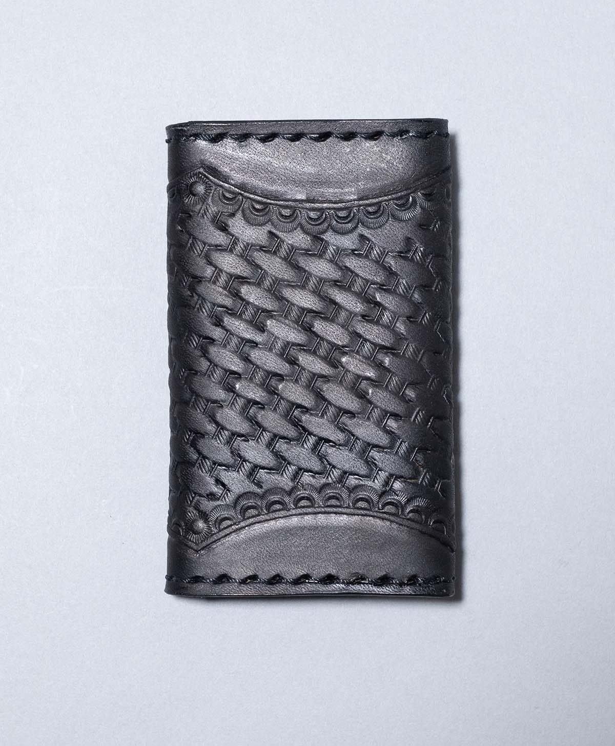 IRON HEART CARD CASE / BLACK/BLACK