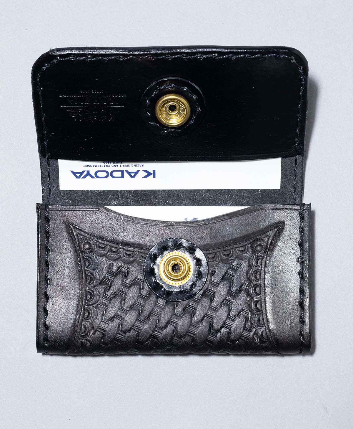 IRON HEART CARD CASE / BLACK/BLACK