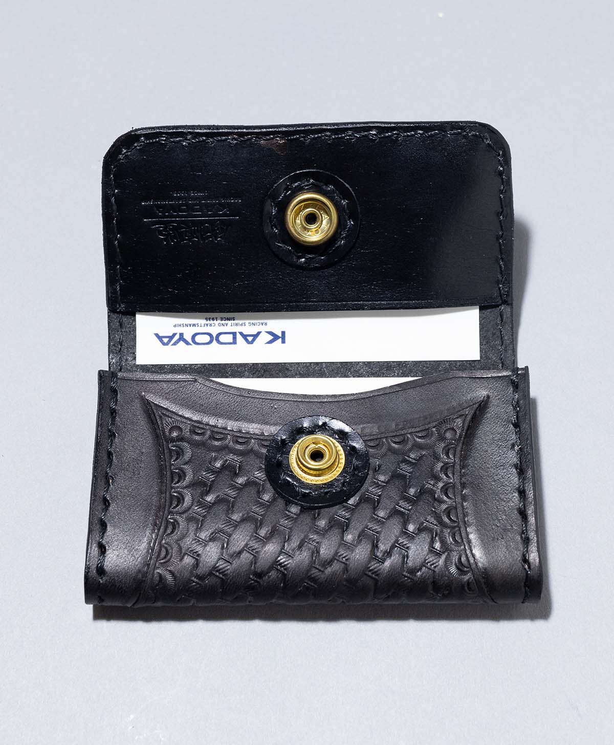 IRON HEART CARD CASE / BLACK/BLACK