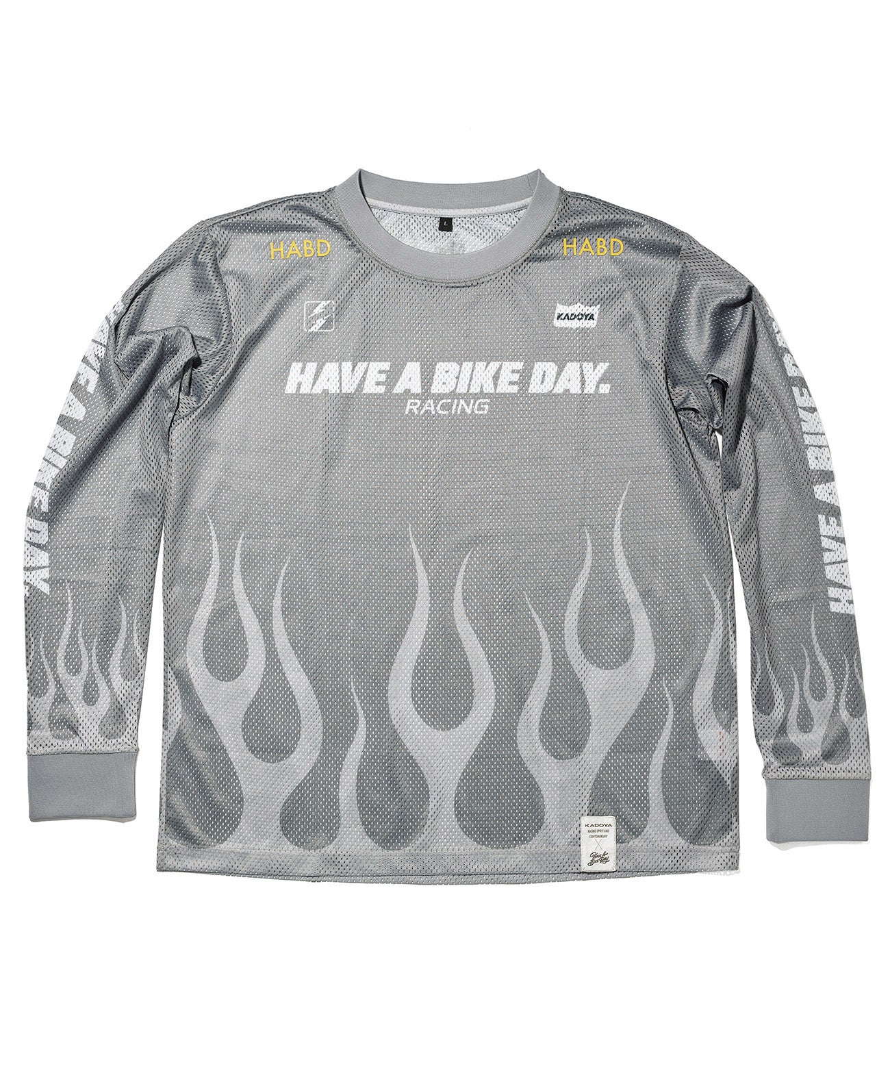 JERSEY TOP-FLAME / グレー