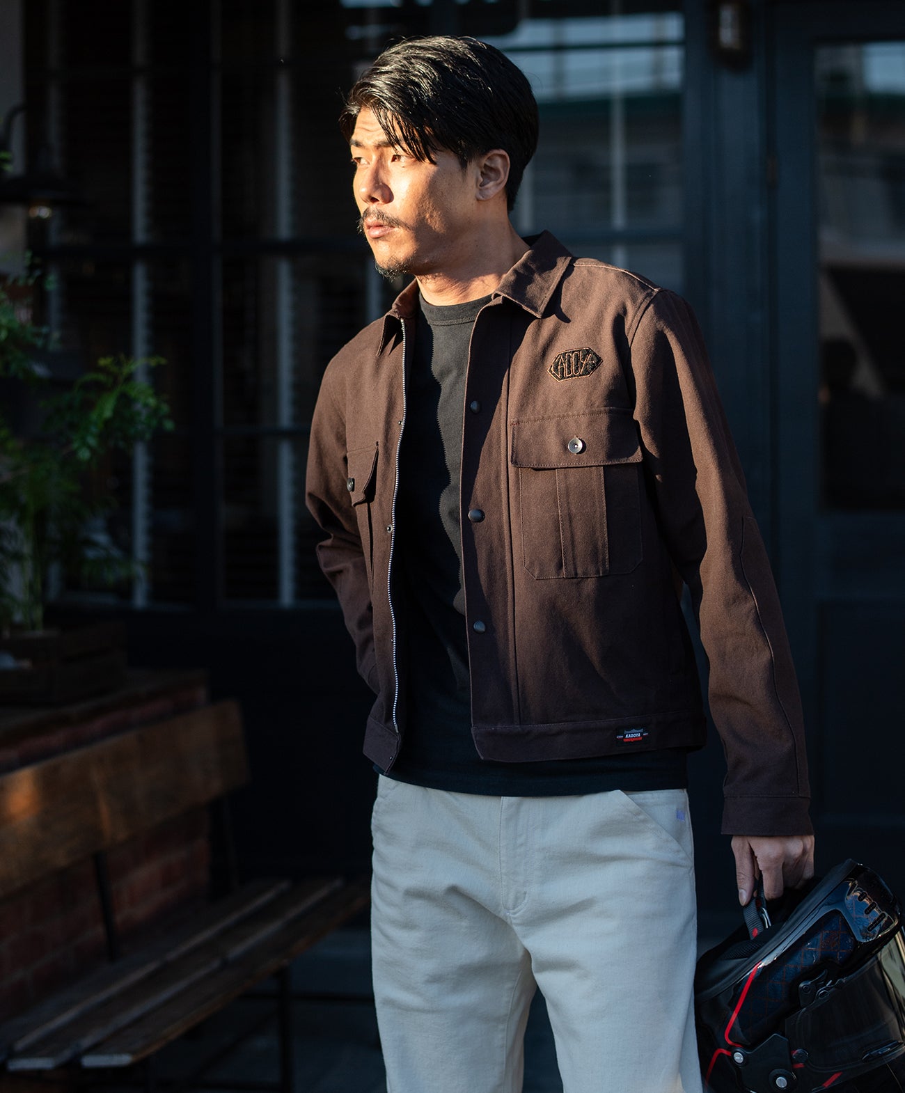 H185 B93 W72 サイズL 着用