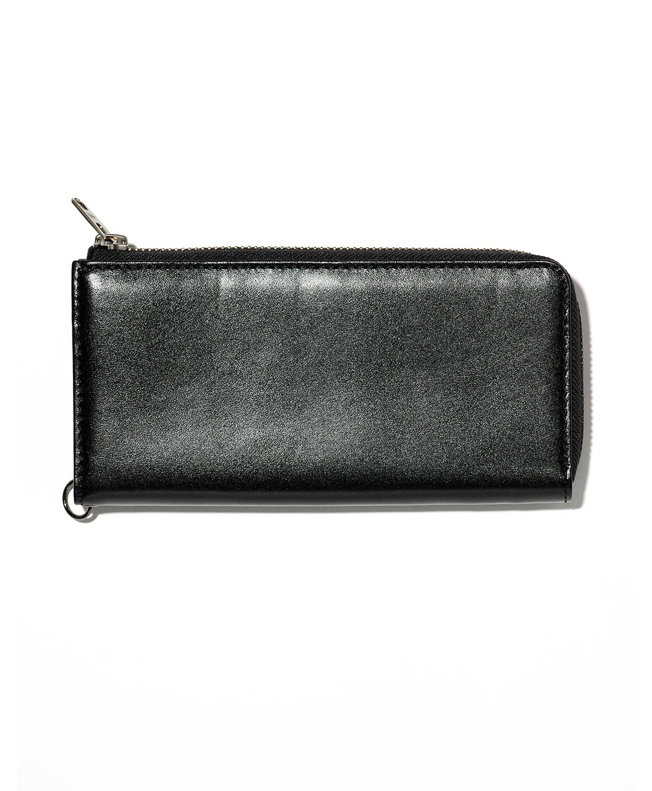 LEATHER L ZIP WALLET / ブラック