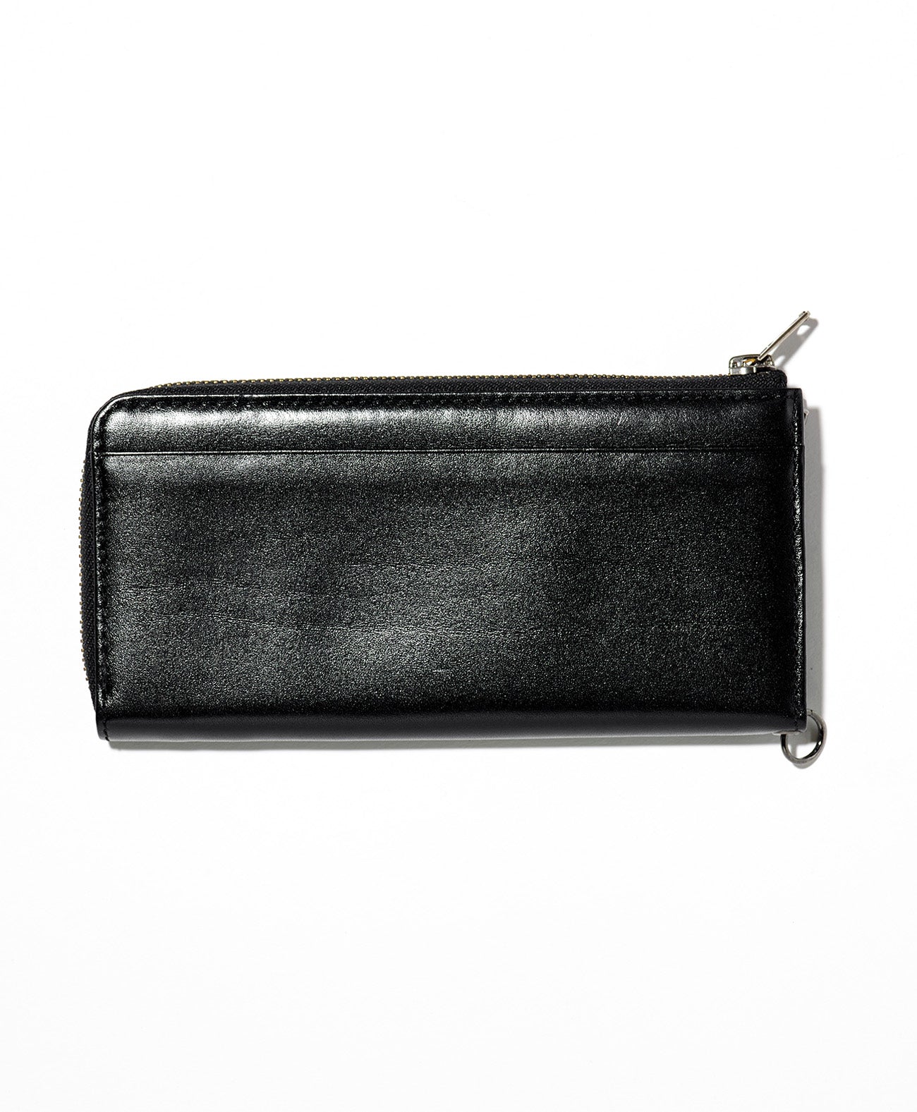 LEATHER L ZIP WALLET / ブラック