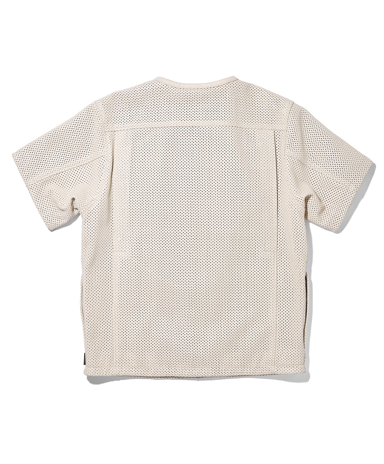 PL-LEATHER TEE / アイボリー
