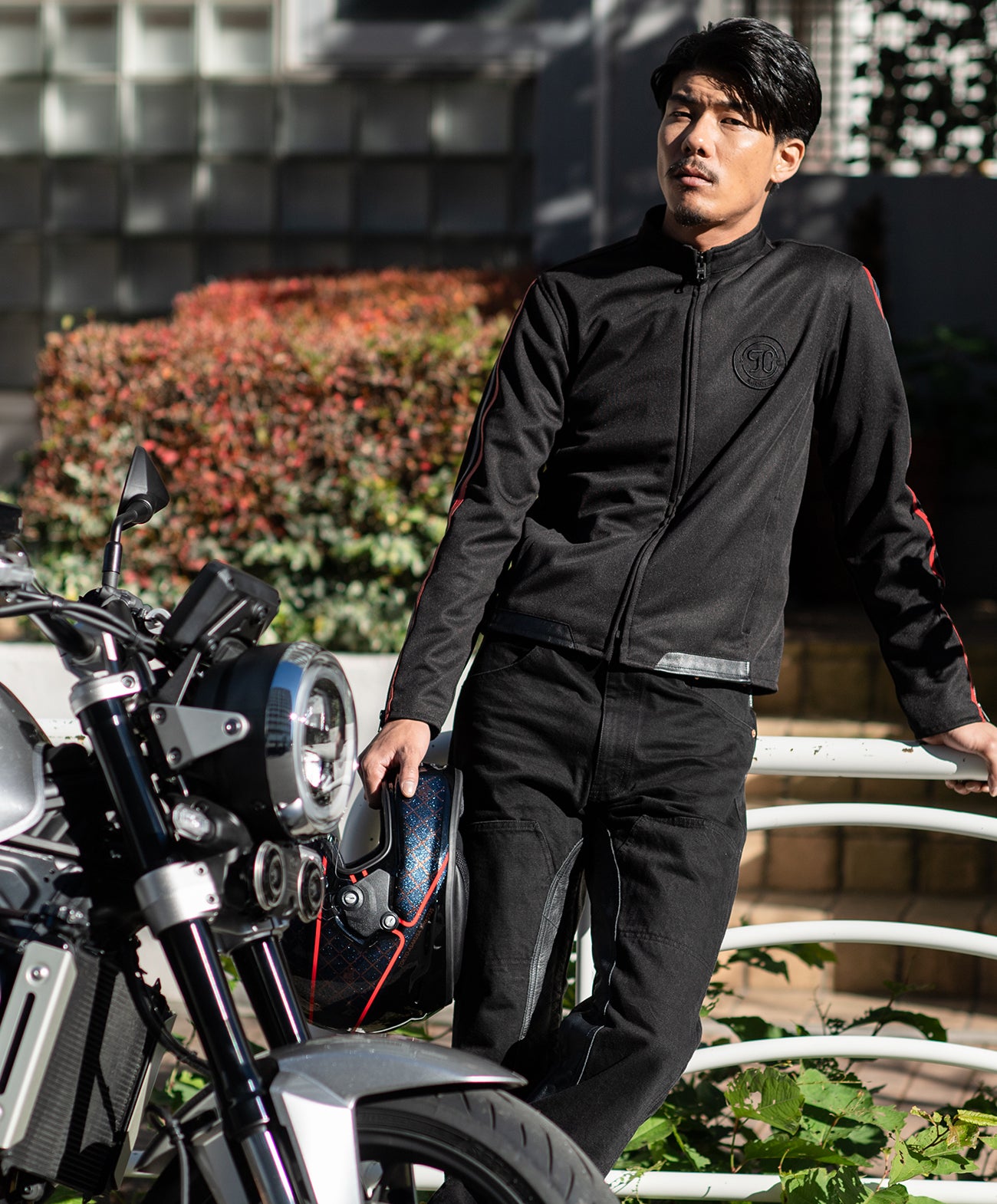 H185 B93 W72 サイズL 着用