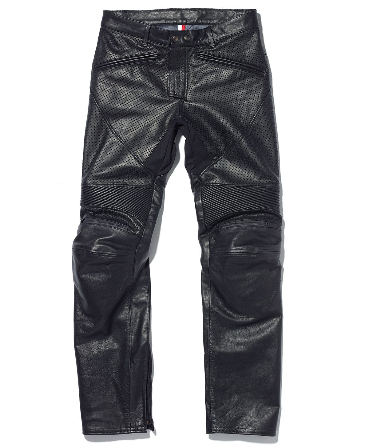 オールシーズンライディングパンツのBRAWLER PANTSにパンチングレザータイプが登場。