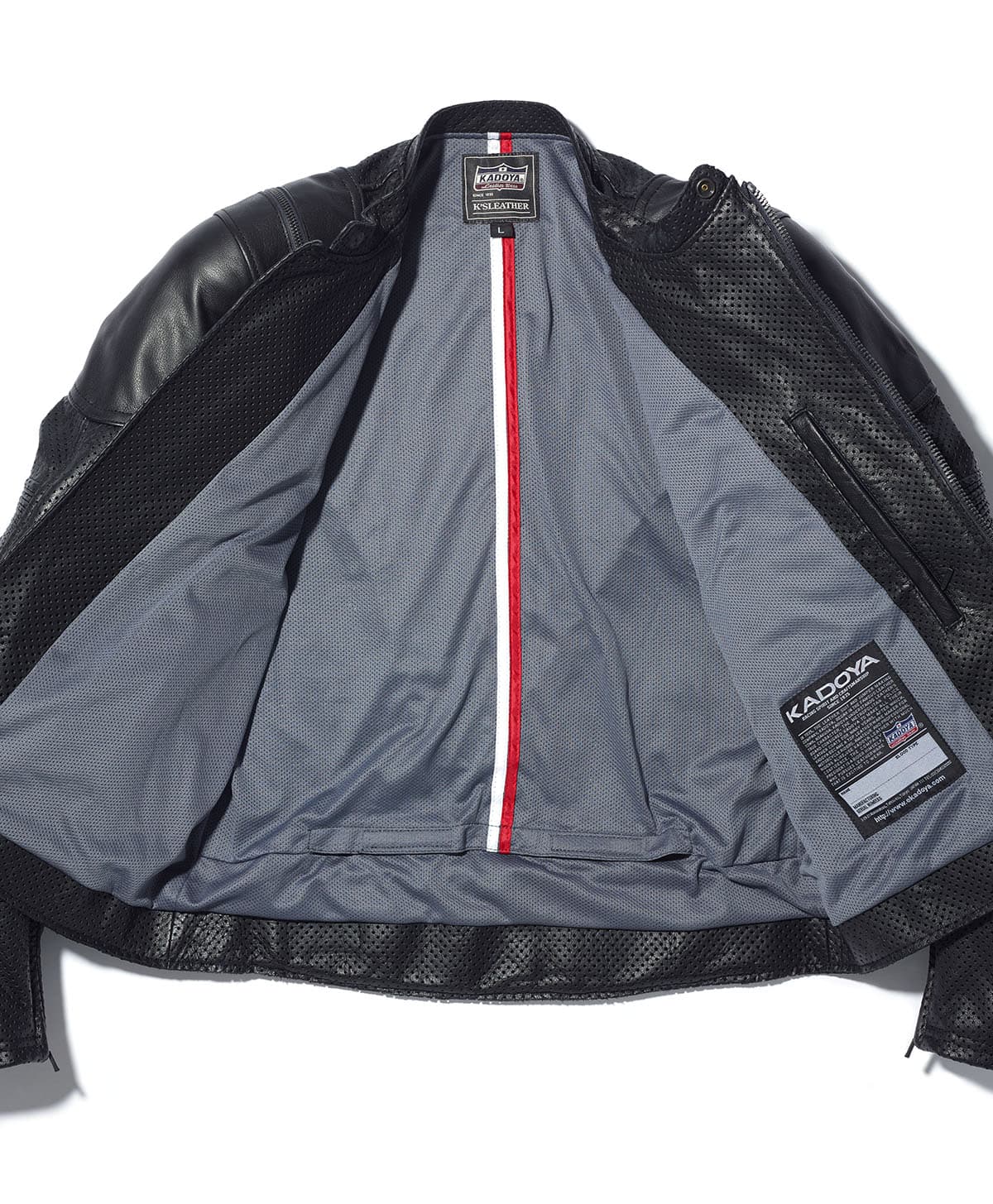 速乾性の高いポリエステルメッシュ (COOL DEHYBER)を採用。