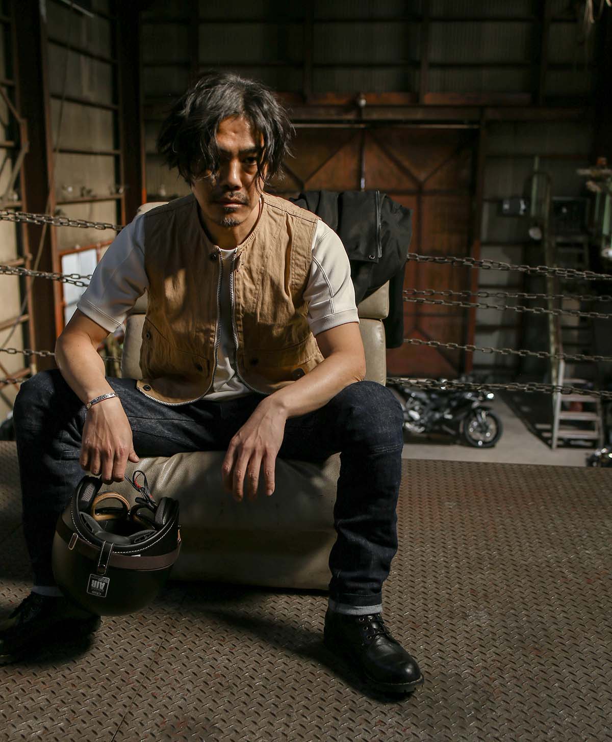 173cm 62kg サイズL Tシャツ着用