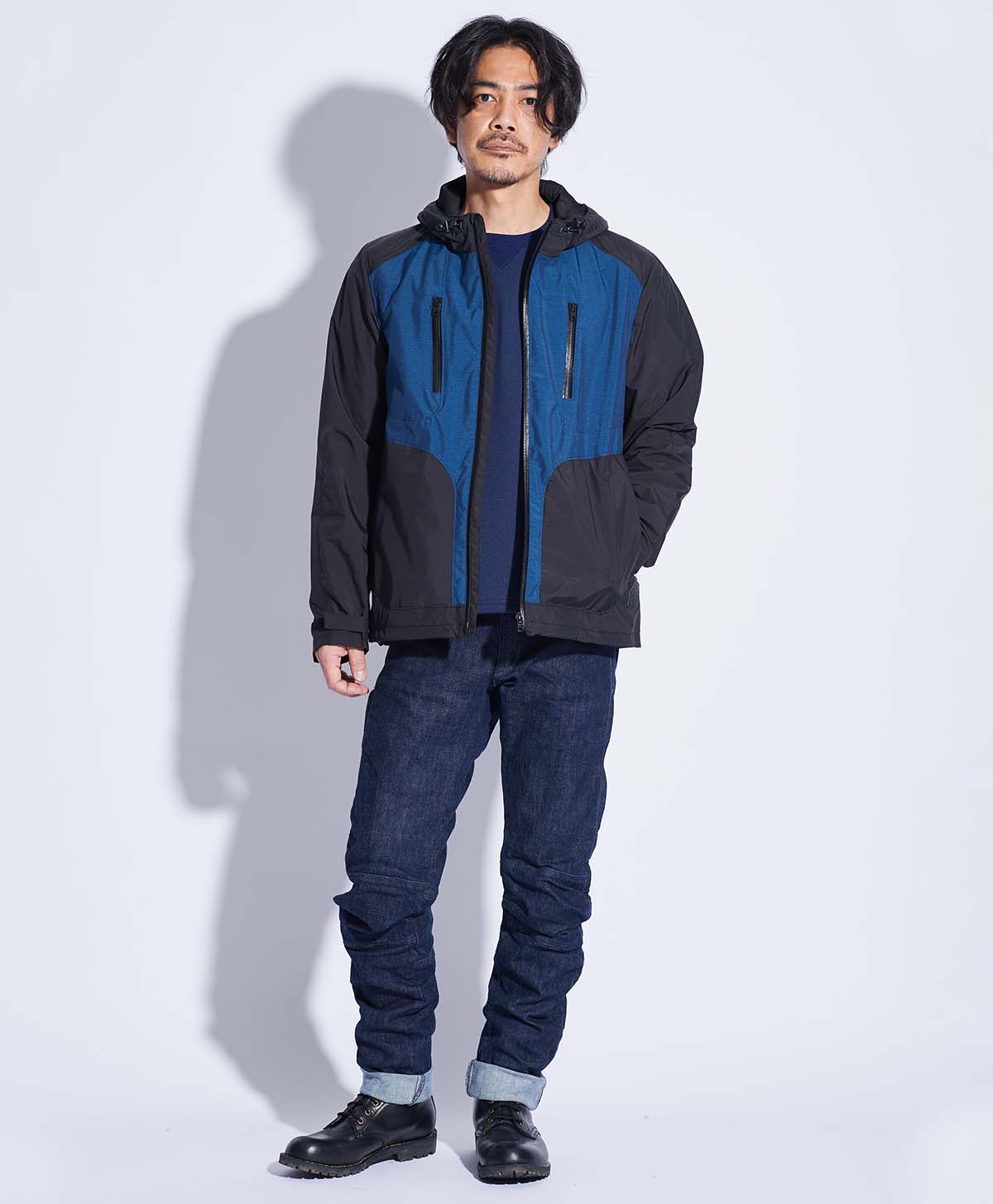 173cm 62kg サイズL Tシャツ着用 (パッド入り)