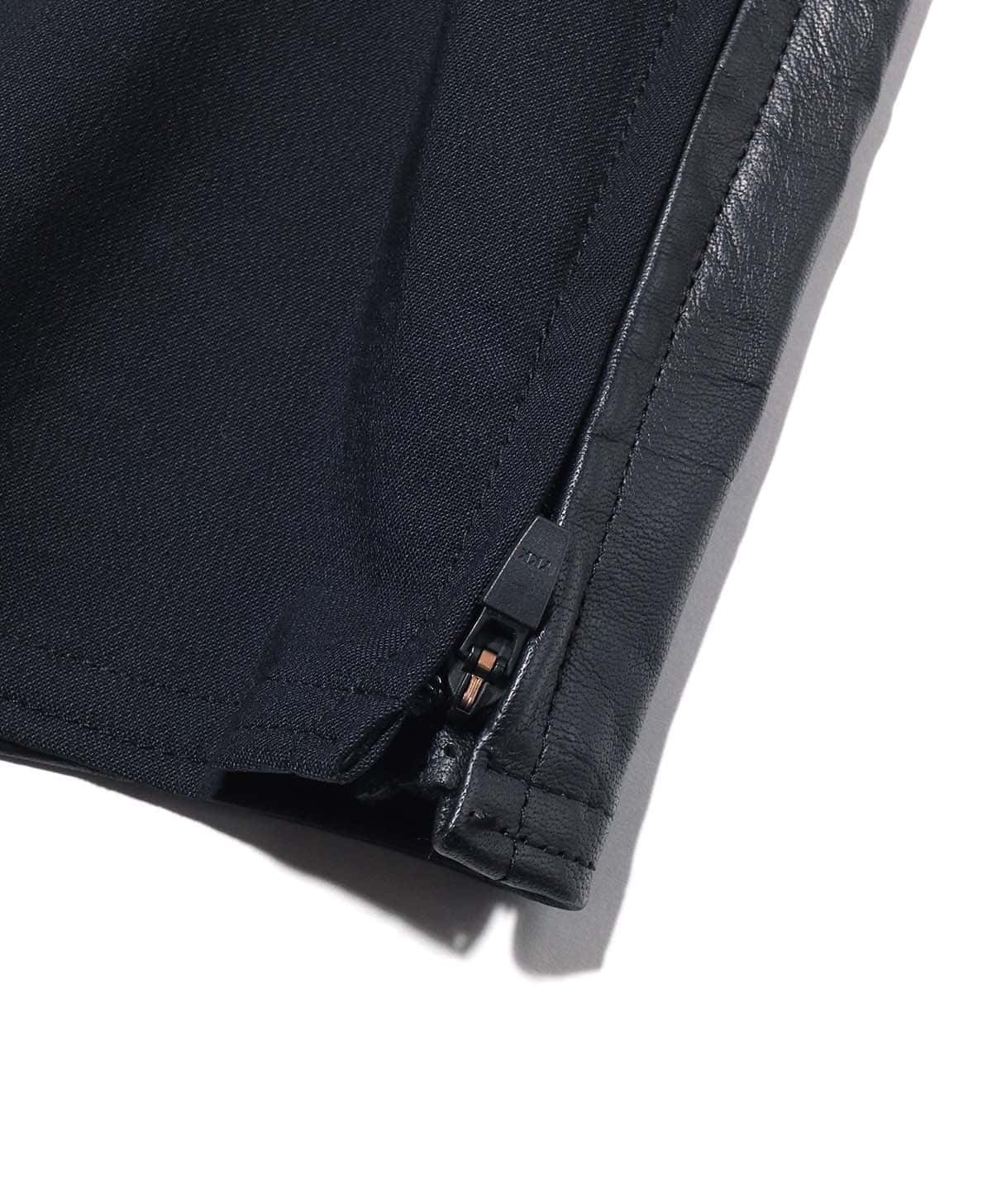 裾にはファスナーを配置し着脱を容易にする。