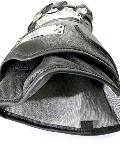 Hammer Glove Gauntlet / Silver / Black
