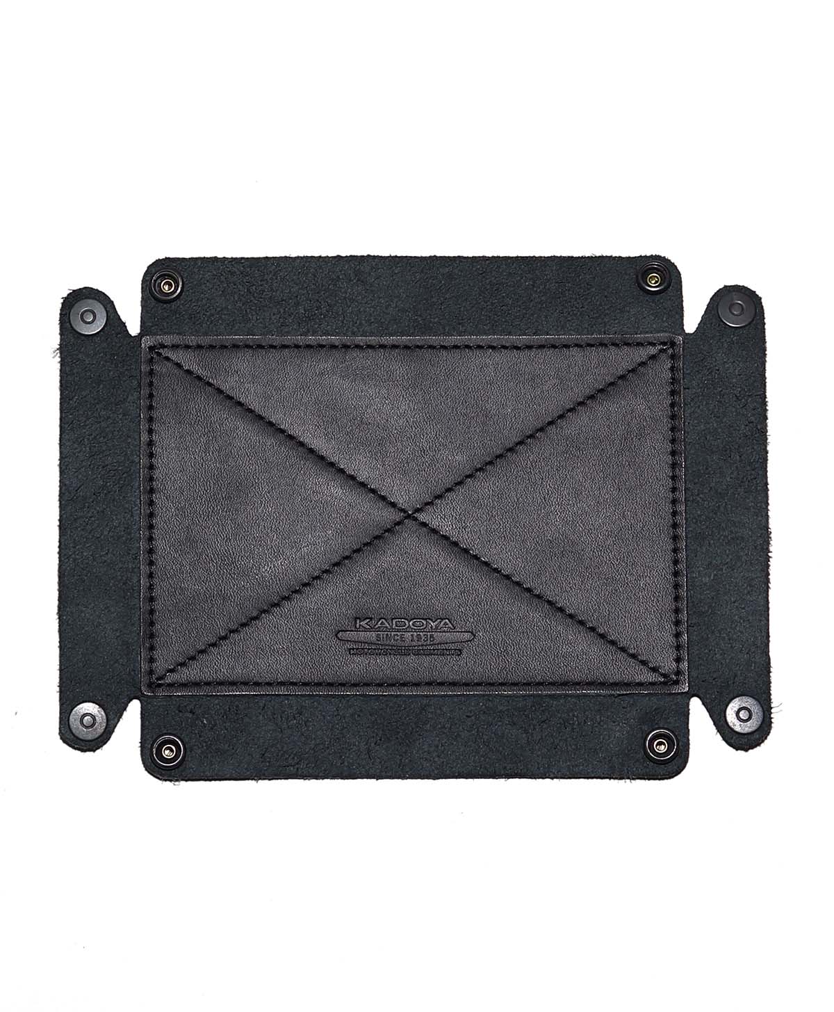 KM/LEATHER TRAY / ブラック