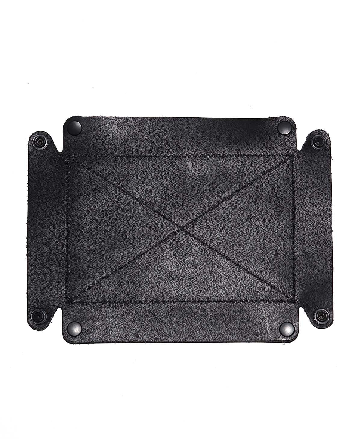 KM/LEATHER TRAY / ブラック