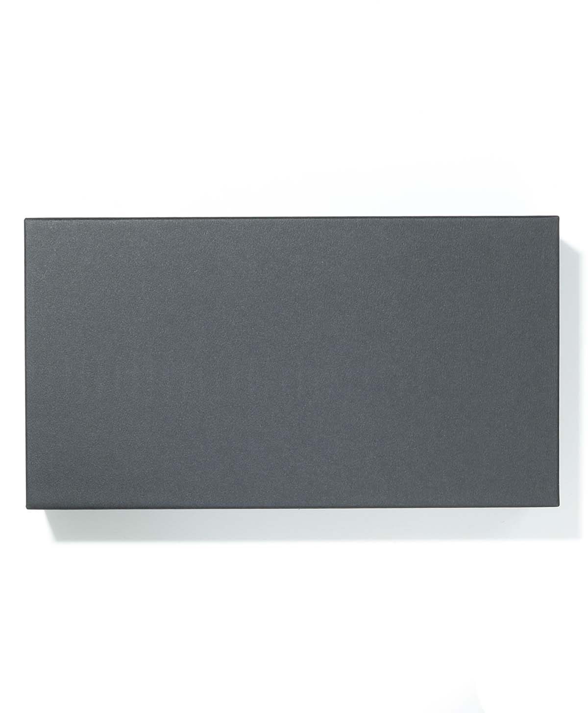 FLAP LONG WALLET / ブラック/シルバー