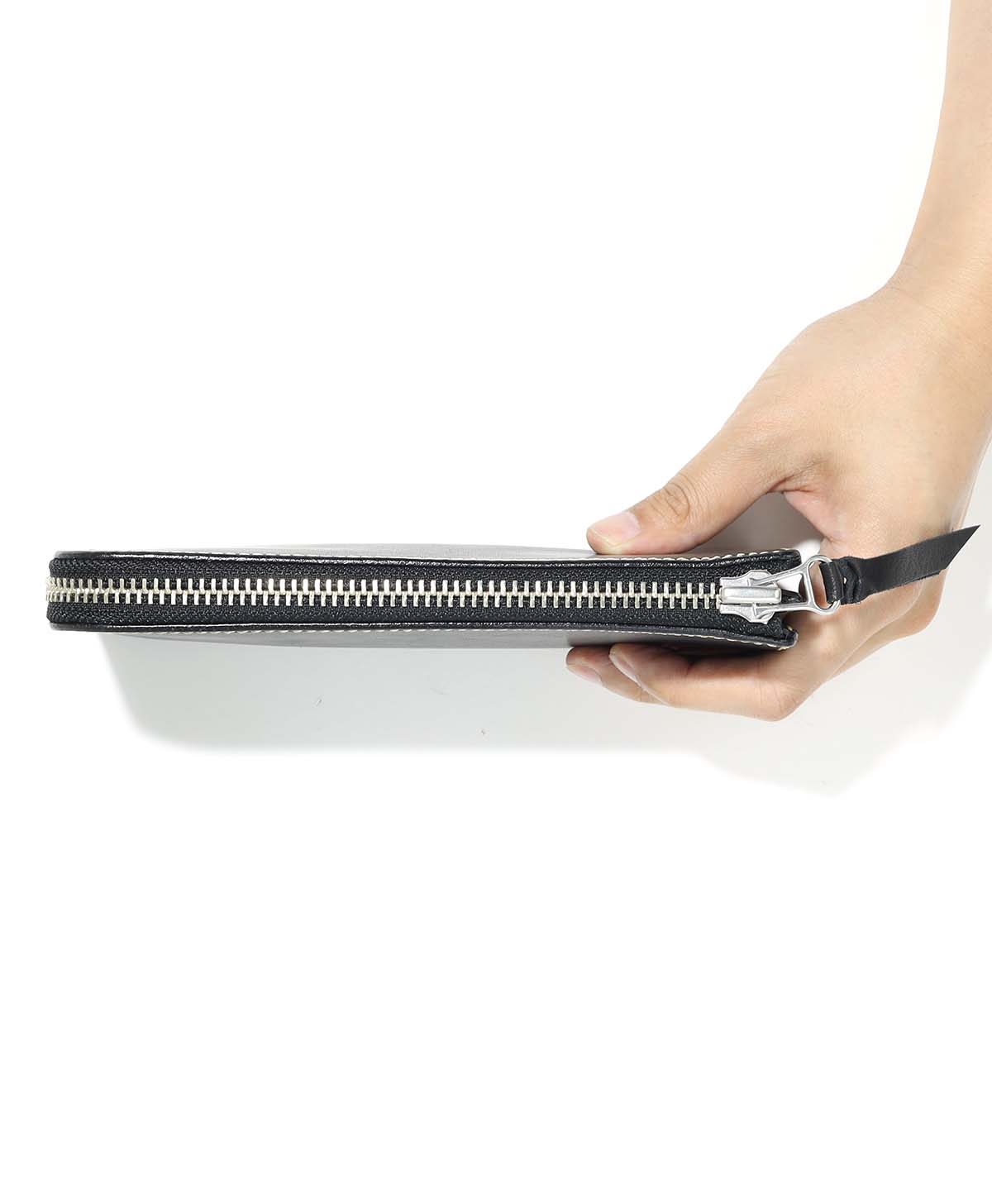 Neo l-zip l-wallet / preto / prata
