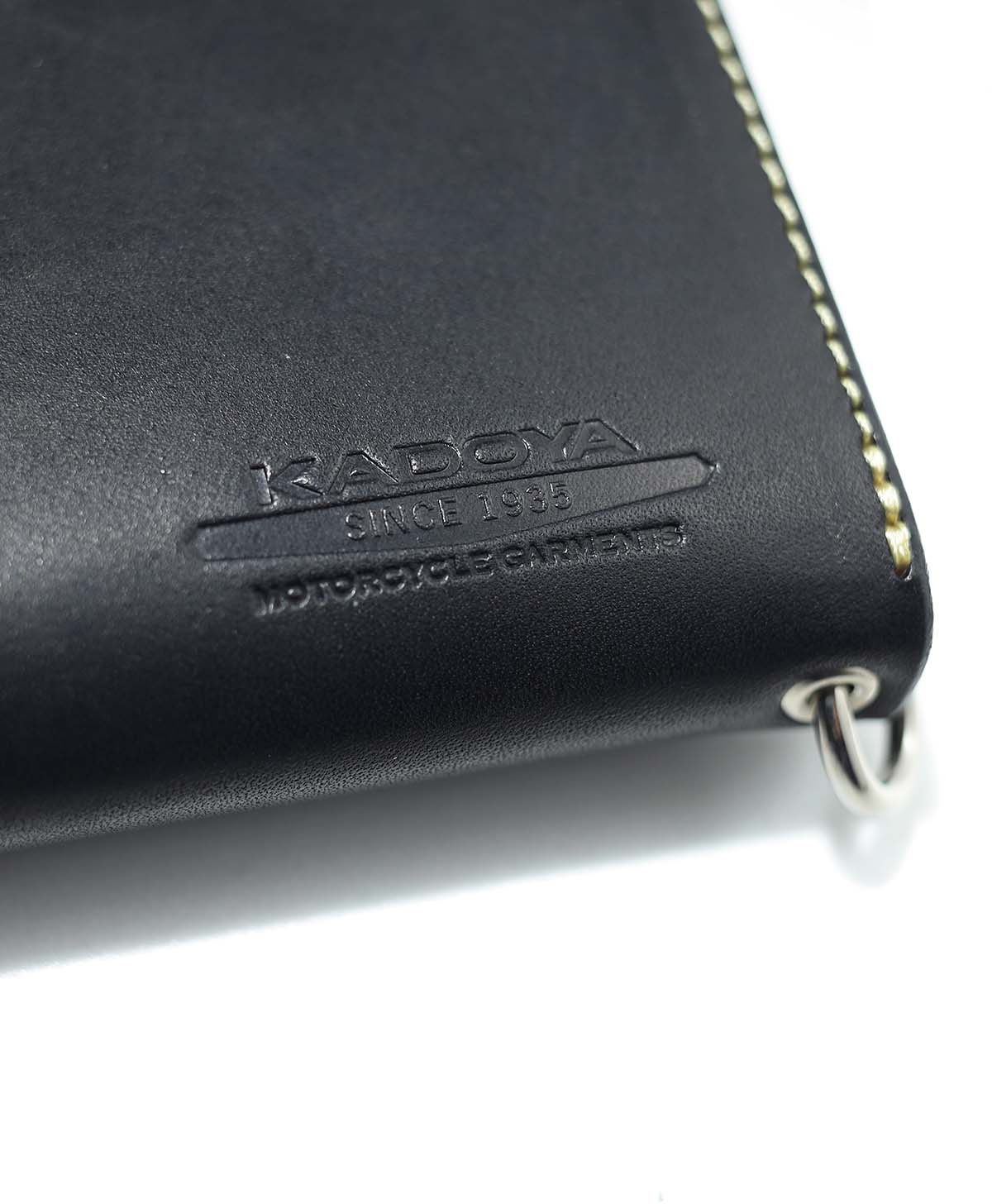 FLAP LONG WALLET / ブラック/シルバー