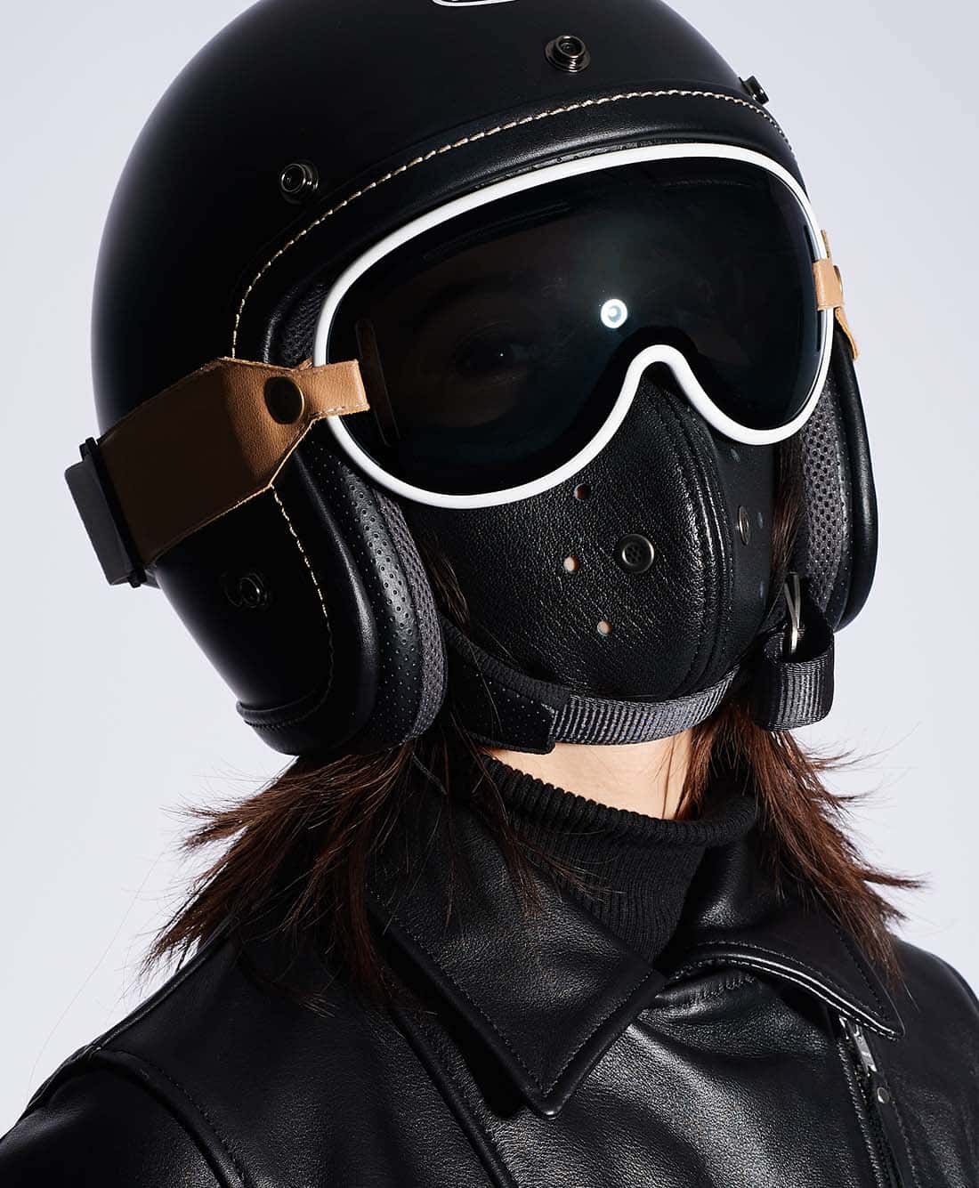 KEEP DISTANCE MASK COVER / BLACK