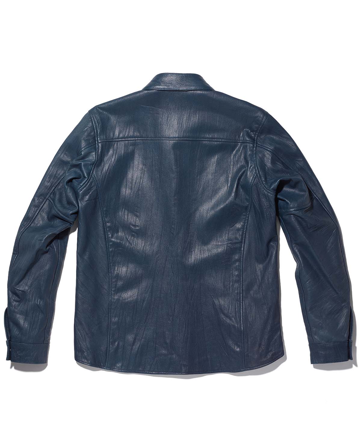 Lederhemd std / Marine