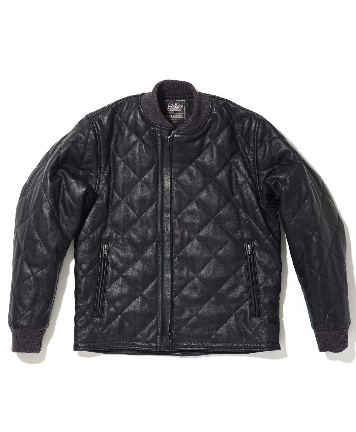 美品 80s KADOYA 激レア!! リバーシブルブルゾンジャンパー カドヤ 革 