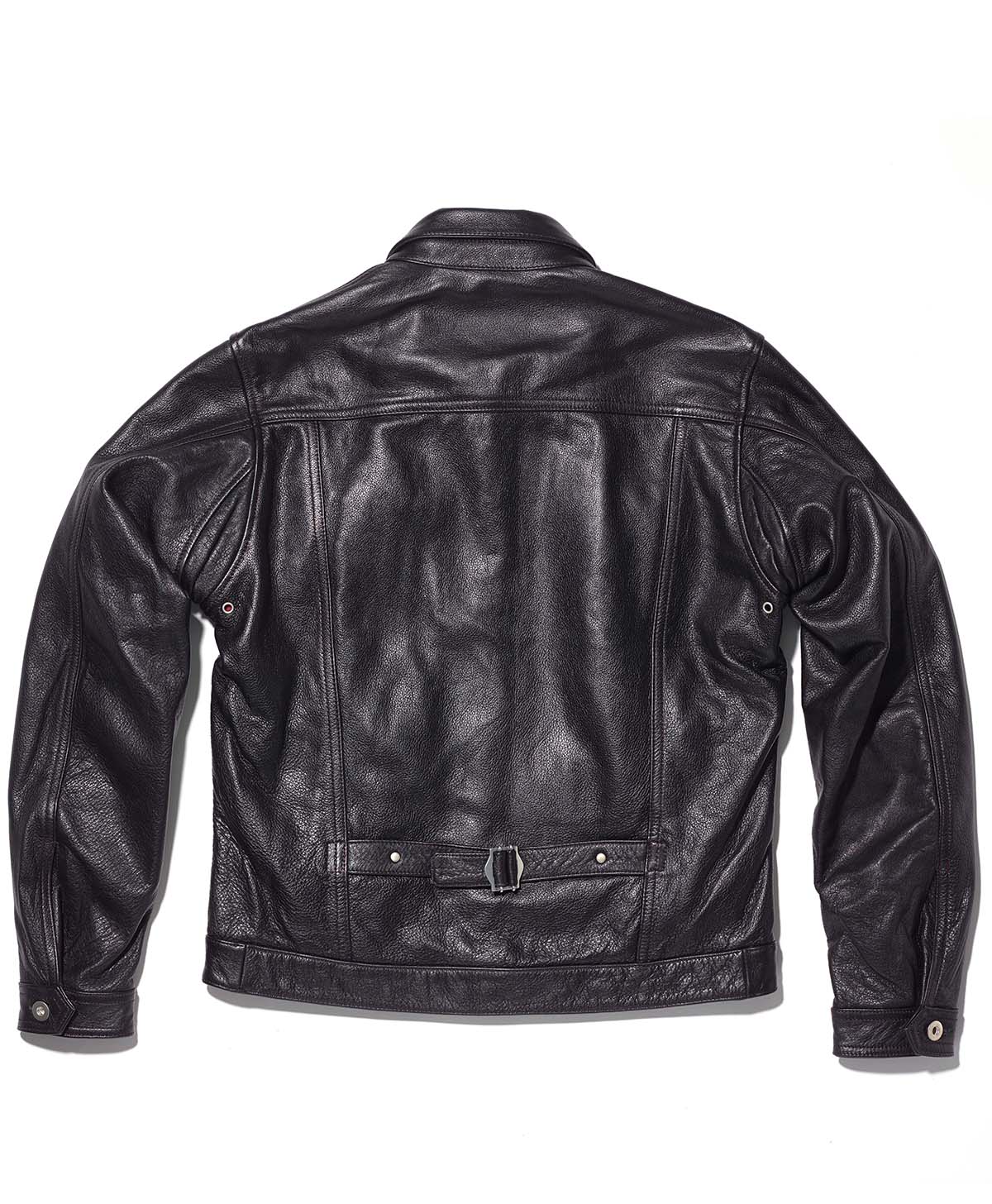 DT-LEATHER JAC / Black
