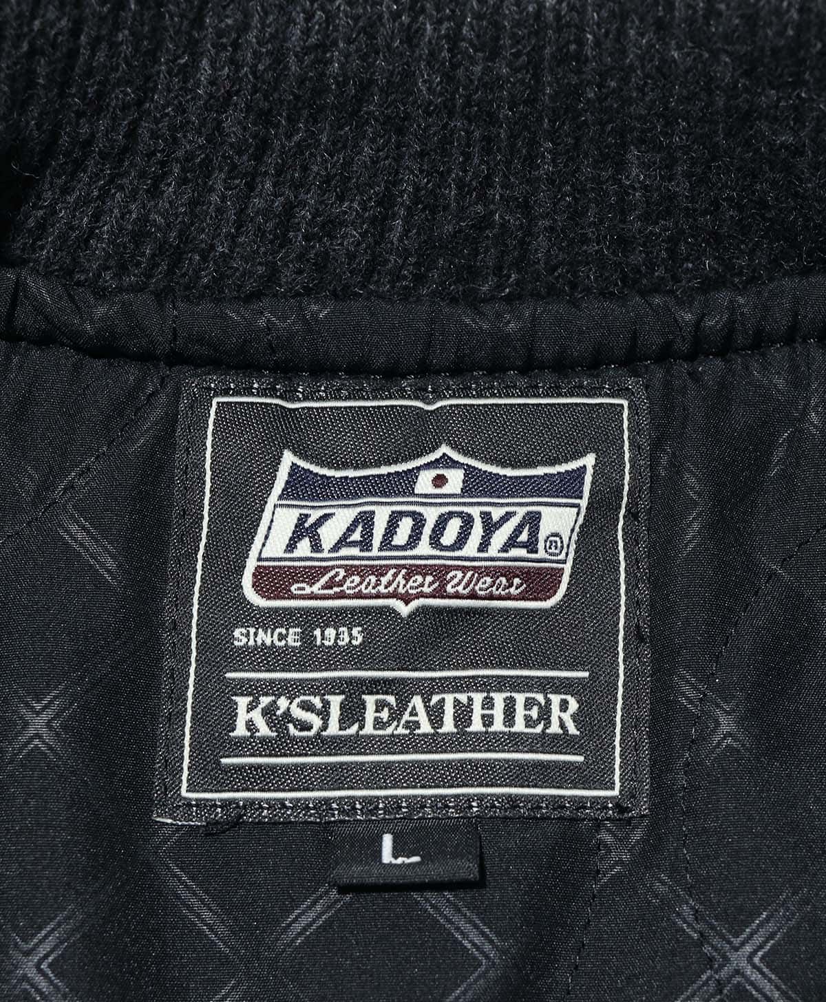 襟元のKADOYA ネーム