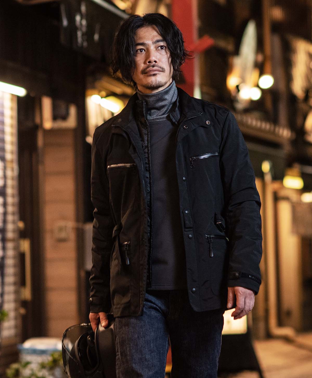 173cm 62kg サイズL ニット着用