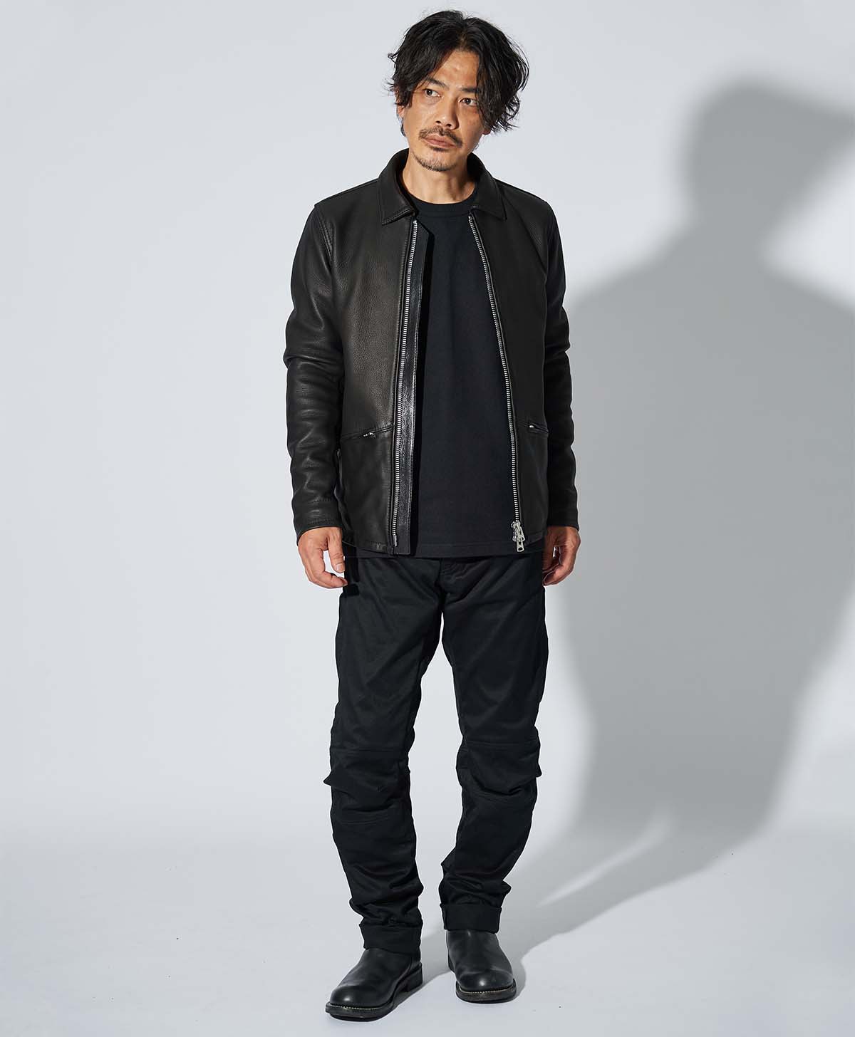 173cm 62kg サイズL Tシャツ着用