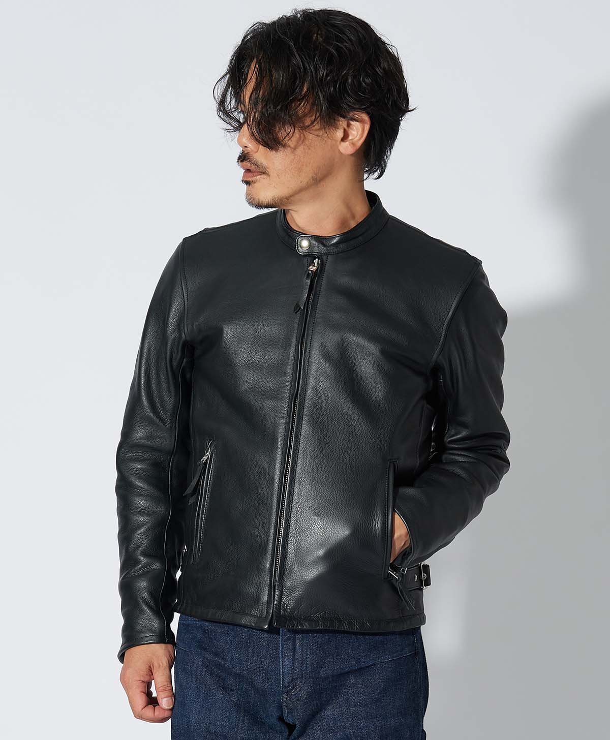 Leather jacket single leather jacket | Kadoya official online shop 