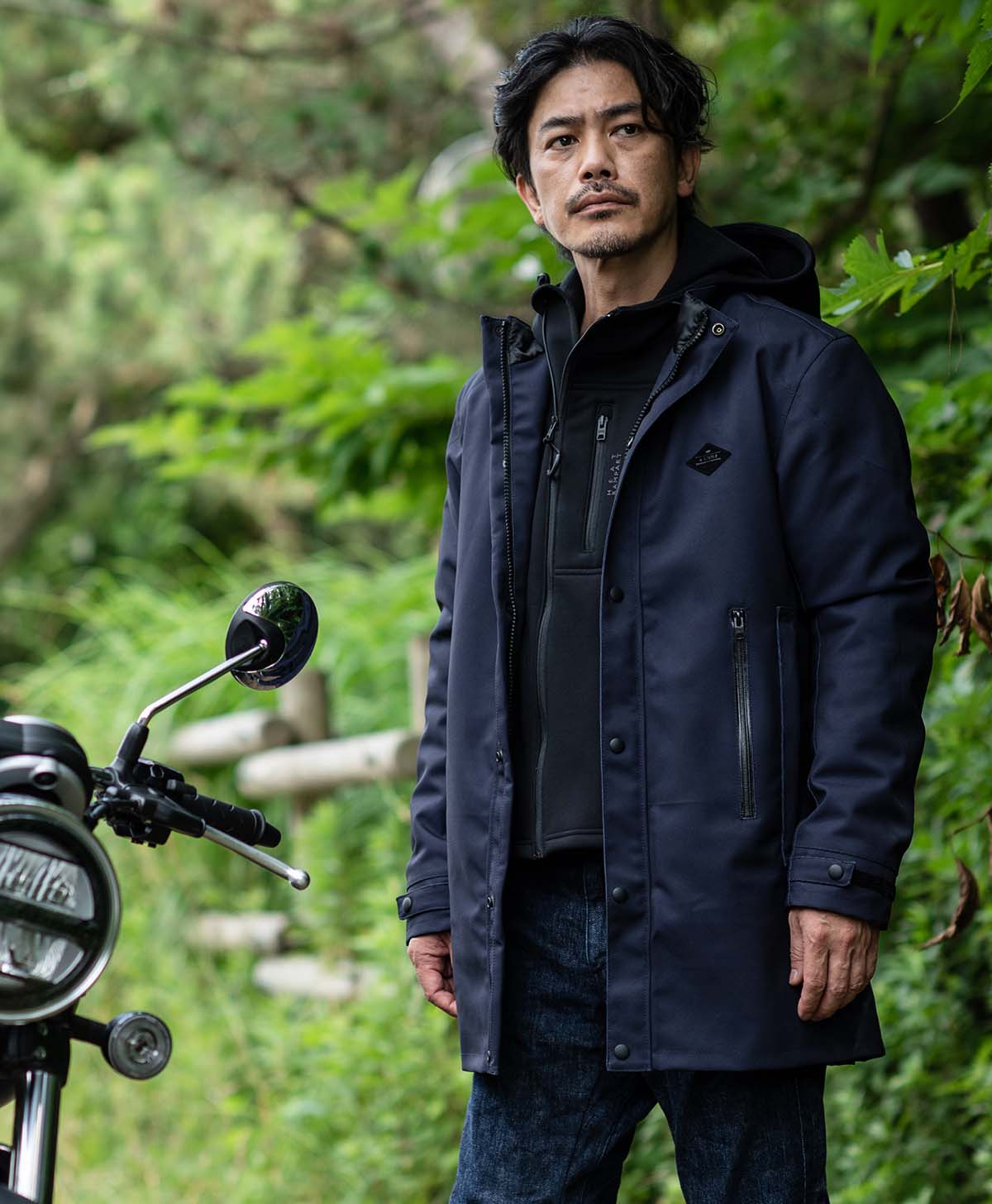 173cm 62kg サイズL /インナー:防風ジャケット